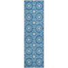 Piper Looms Mayfield Spiral AMF734 Denim Machine Washable Area Rug Runner Main Image