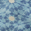 Piper Looms Mayfield Spiral AMF734 Denim Machine Washable Area Rug Swatch Image