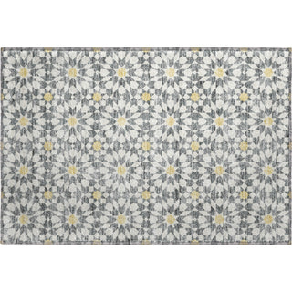 Piper Looms Mayfield Spiral AMF734 Gray Machine Washable Area Rug Scatter Main Image