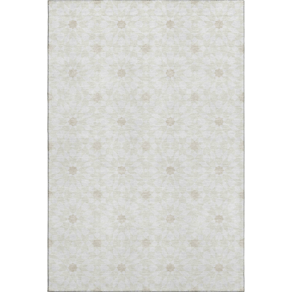 Piper Looms Mayfield Spiral AMF734 Ivory Machine Washable Area Rug main image