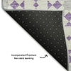 Piper Looms Mayfield Spiral AMF734 Lavender Machine Washable Area Rug Backing Image