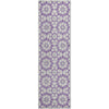 Piper Looms Mayfield Spiral AMF734 Lavender Machine Washable Area Rug Runner Main Image