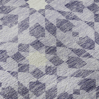 Piper Looms Mayfield Spiral AMF734 Lilac Machine Washable Area Rug Swatch Image