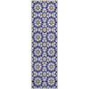 Piper Looms Mayfield Spiral AMF734 Navy Machine Washable Area Rug Runner Main Image