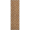 Piper Looms Mayfield Spiral AMF734 Paprika Machine Washable Area Rug Runner Main Image