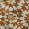 Piper Looms Mayfield Spiral AMF734 Paprika Machine Washable Area Rug Swatch Image