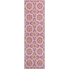 Piper Looms Mayfield Spiral AMF734 Pink Machine Washable Area Rug Runner Main Image