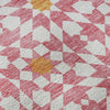 Piper Looms Mayfield Spiral AMF734 Pink Machine Washable Area Rug Swatch Image