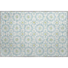 Piper Looms Mayfield Spiral AMF734 Sky Machine Washable Area Rug Scatter Main Image