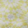 Piper Looms Mayfield Spiral AMF734 Yellow Machine Washable Area Rug Swatch Image