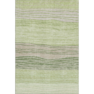 Piper Looms Mayfield Stripes AMF735 Aloe Machine Washable Area Rug main image