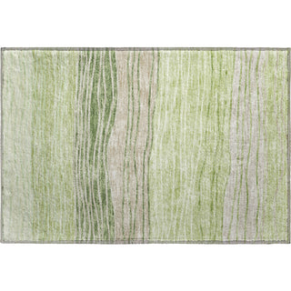 Piper Looms Mayfield Stripes AMF735 Aloe Machine Washable Area Rug Scatter Main Image