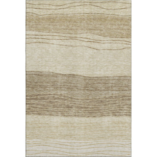 Piper Looms Mayfield Stripes AMF735 Beige Machine Washable Area Rug main image