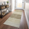 Piper Looms Mayfield Stripes AMF735 Beige Machine Washable Area Rug Runner Lifestyle Image Feature