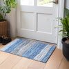 Piper Looms Mayfield Stripes AMF735 Blue Machine Washable Area Rug Scatter Lifestyle Image Feature