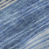 Piper Looms Mayfield Stripes AMF735 Blue Machine Washable Area Rug Swatch Image
