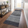 Piper Looms Mayfield Stripes AMF735 Gray Machine Washable Area Rug Runner Lifestyle Image Feature