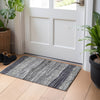 Piper Looms Mayfield Stripes AMF735 Gray Machine Washable Area Rug Scatter Lifestyle Image Feature