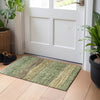 Piper Looms Mayfield Stripes AMF735 Olive Machine Washable Area Rug Scatter Lifestyle Image Feature