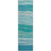 Piper Looms Mayfield Stripes AMF735 Sky Machine Washable Area Rug Runner Main Image