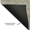 Piper Looms Mayfield Stripes AMF735 Taupe Machine Washable Area Rug Backing Image