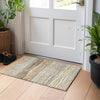 Piper Looms Mayfield Stripes AMF735 Taupe Machine Washable Area Rug Scatter Lifestyle Image Feature