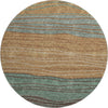 Piper Looms Mayfield Stripes AMF735 Terracotta Machine Washable Area Rug Round Main Image