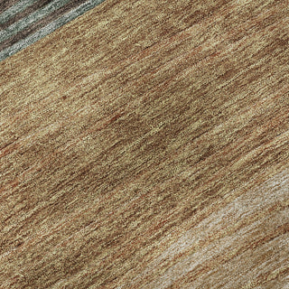 Piper Looms Mayfield Stripes AMF735 Terracotta Machine Washable Area Rug Swatch Image
