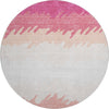 Piper Looms Mayfield Stripes AMF736 Blush Machine Washable Area Rug Round Main Image
