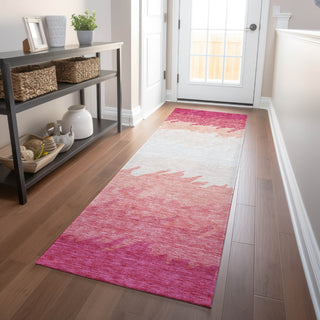Piper Looms Mayfield Stripes AMF736 Blush Machine Washable Area Rug Runner Lifestyle Image Feature
