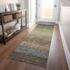 Piper Looms Mayfield Stripes AMF736 Chocolate Machine Washable Area Rug Runner Lifestyle Image Feature