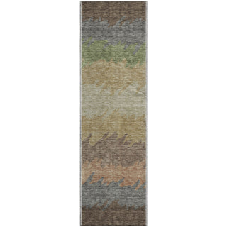 Piper Looms Mayfield Stripes AMF736 Chocolate Machine Washable Area Rug Runner Main Image