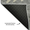 Piper Looms Mayfield Stripes AMF736 Gray Machine Washable Area Rug Backing Image