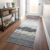 Piper Looms Mayfield Stripes AMF736 Gray Machine Washable Area Rug Runner Lifestyle Image Feature