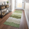 Piper Looms Mayfield Stripes AMF736 Green Machine Washable Area Rug Runner Lifestyle Image Feature