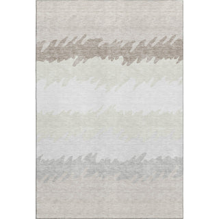 Piper Looms Mayfield Stripes AMF736 Ivory Machine Washable Area Rug main image