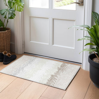 Piper Looms Mayfield Stripes AMF736 Ivory Machine Washable Area Rug Scatter Lifestyle Image Feature