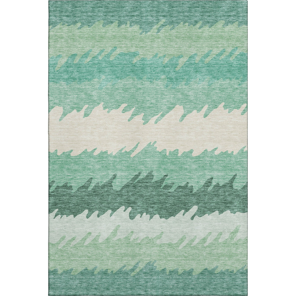 Piper Looms Mayfield Stripes AMF736 Sage Machine Washable Area Rug main image