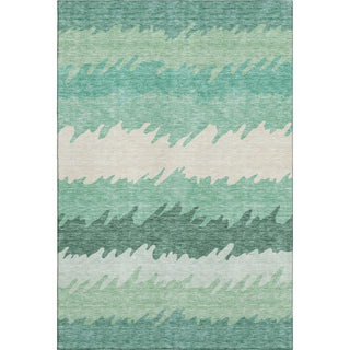 Piper Looms Mayfield Stripes AMF736 Sage Machine Washable Area Rug main image