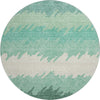 Piper Looms Mayfield Stripes AMF736 Sage Machine Washable Area Rug Round Main Image