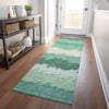 Piper Looms Mayfield Stripes AMF736 Sage Machine Washable Area Rug Runner Lifestyle Image Feature