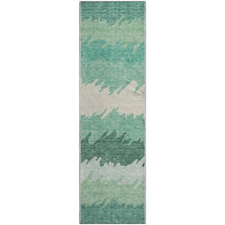 Piper Looms Mayfield Stripes AMF736 Sage Machine Washable Area Rug Runner Main Image