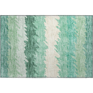 Piper Looms Mayfield Stripes AMF736 Sage Machine Washable Area Rug Scatter Main Image