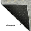 Piper Looms Mayfield Stripes AMF736 Silver Machine Washable Area Rug Backing Image
