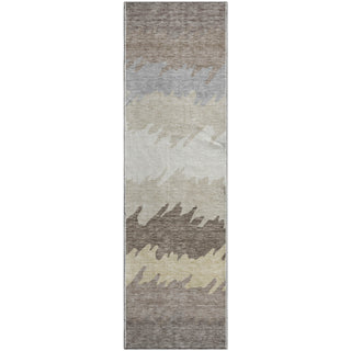 Piper Looms Mayfield Stripes AMF736 Taupe Machine Washable Area Rug Runner Main Image