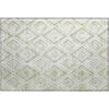 Piper Looms Mayfield Diamond AMF737 Aloe Machine Washable Area Rug Scatter Main Image