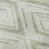 Piper Looms Mayfield Diamond AMF737 Aloe Machine Washable Area Rug Swatch Image
