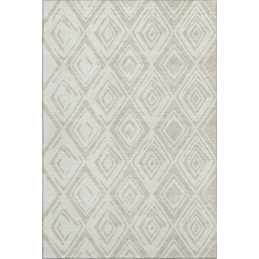 Piper Looms Mayfield Diamond AMF737 Beige Machine Washable Area Rug main image