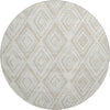 Piper Looms Mayfield Diamond AMF737 Beige Machine Washable Area Rug Round Main Image