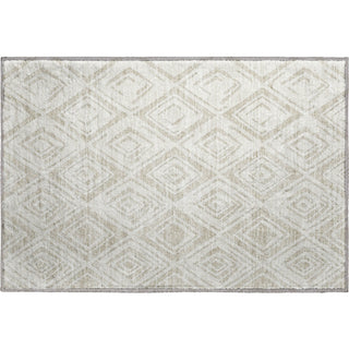 Piper Looms Mayfield Diamond AMF737 Beige Machine Washable Area Rug Scatter Main Image